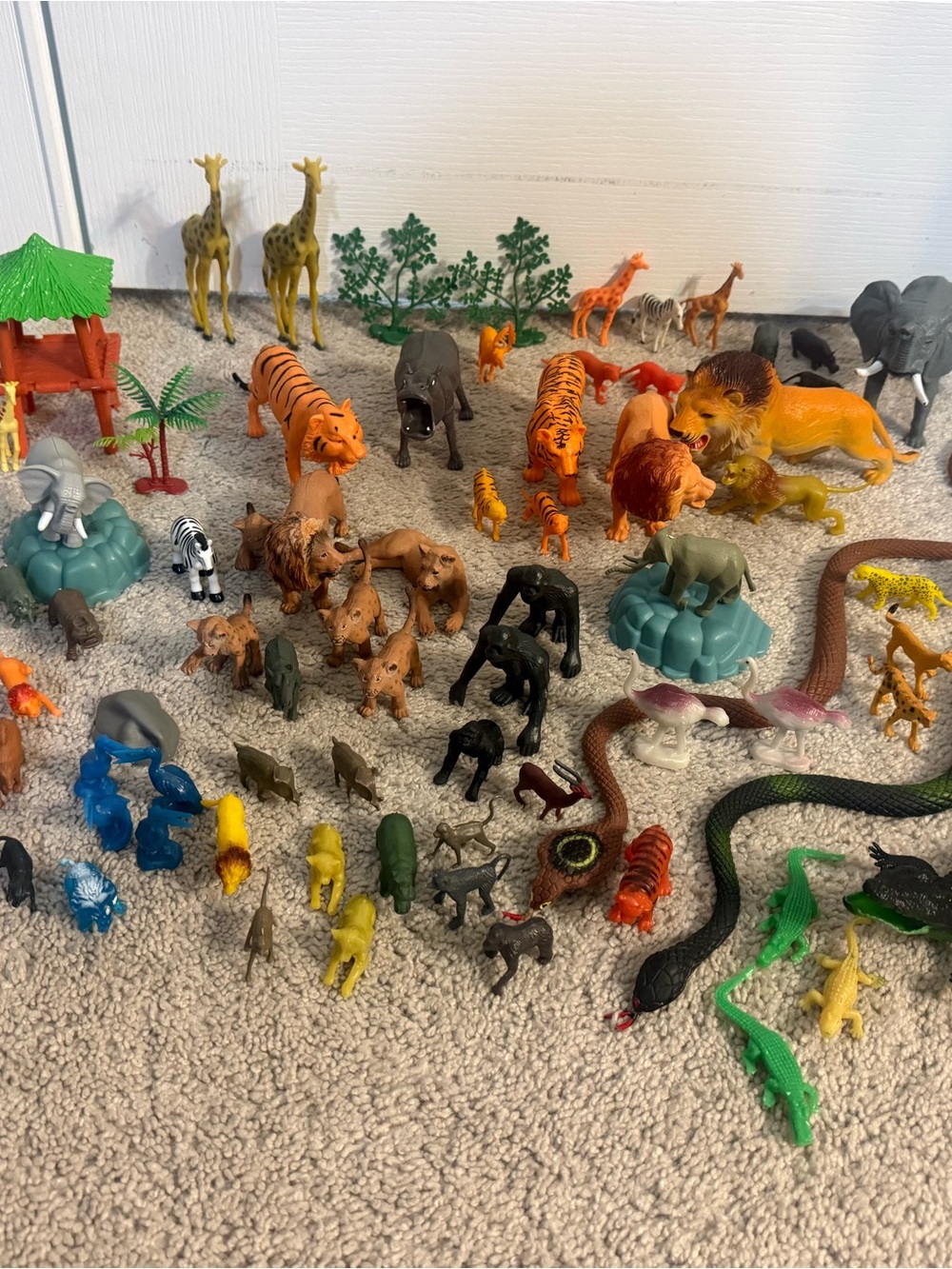 Assorted Kids Animal Toy Figures - Multi-Color Play Set